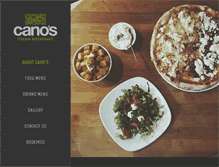 Tablet Screenshot of canos.co.uk